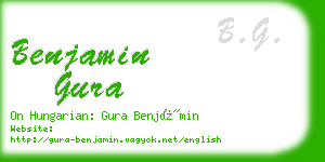 benjamin gura business card